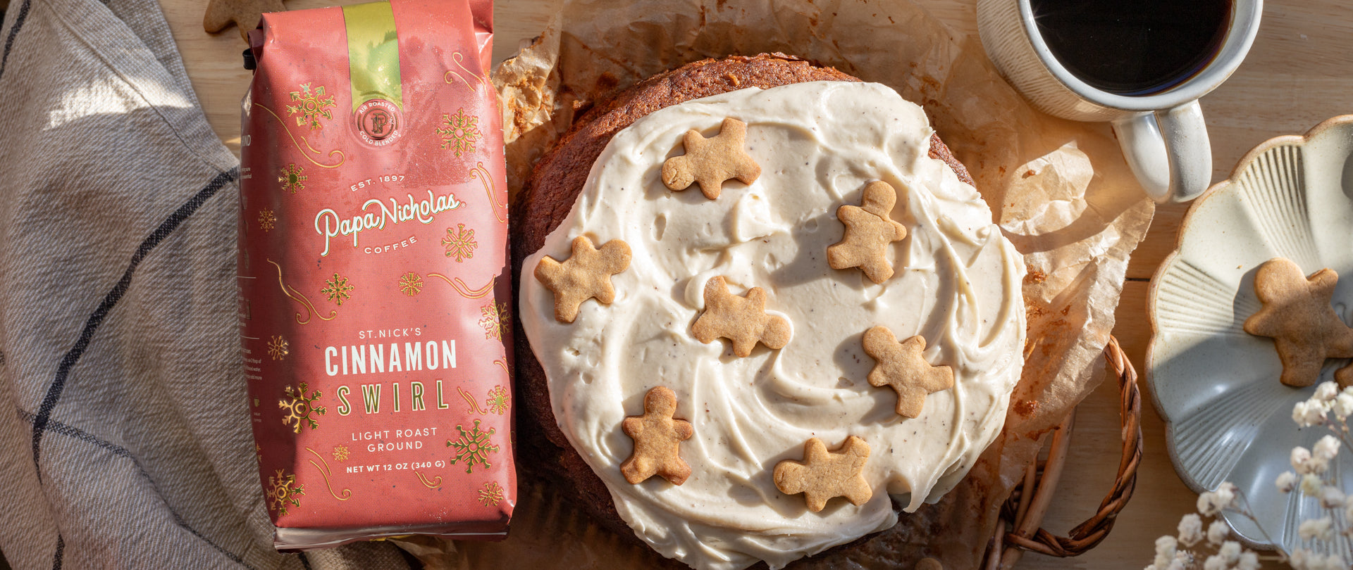 Gingerbread Latte Cake | Papanicholas Coffee