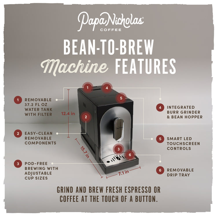 Bean-to-Brew Espresso Machine