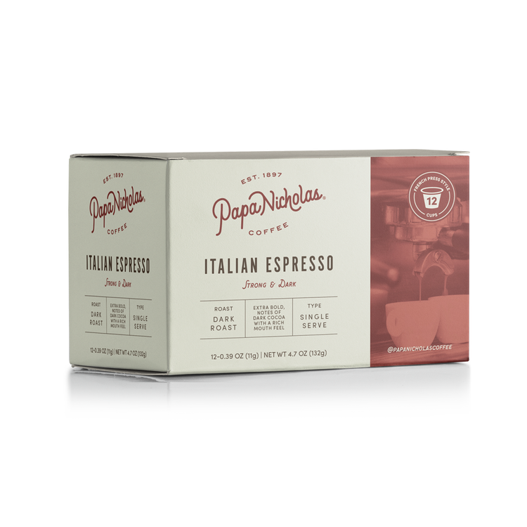 Italian Espresso Single Serve Cups