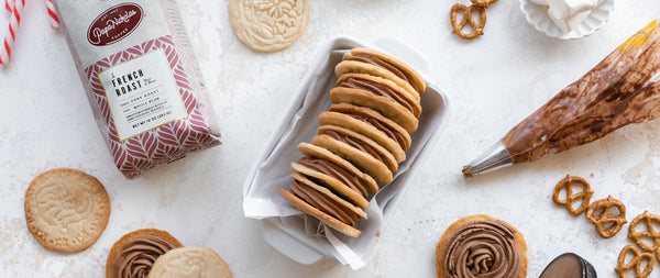 Espresso Ganache Sandwich Cookies