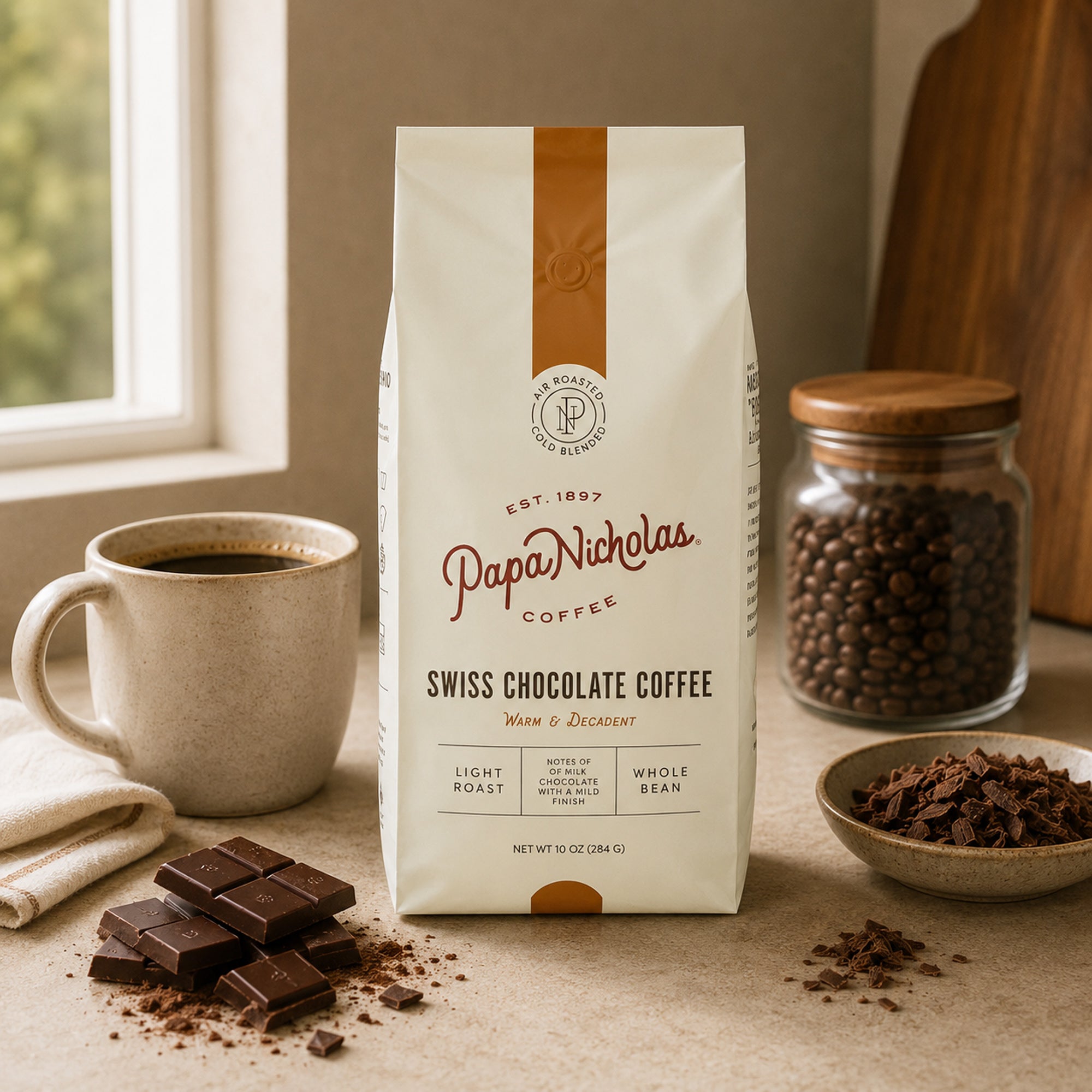 Swiss Chocolate Coffee | PapaNicholas Coffee