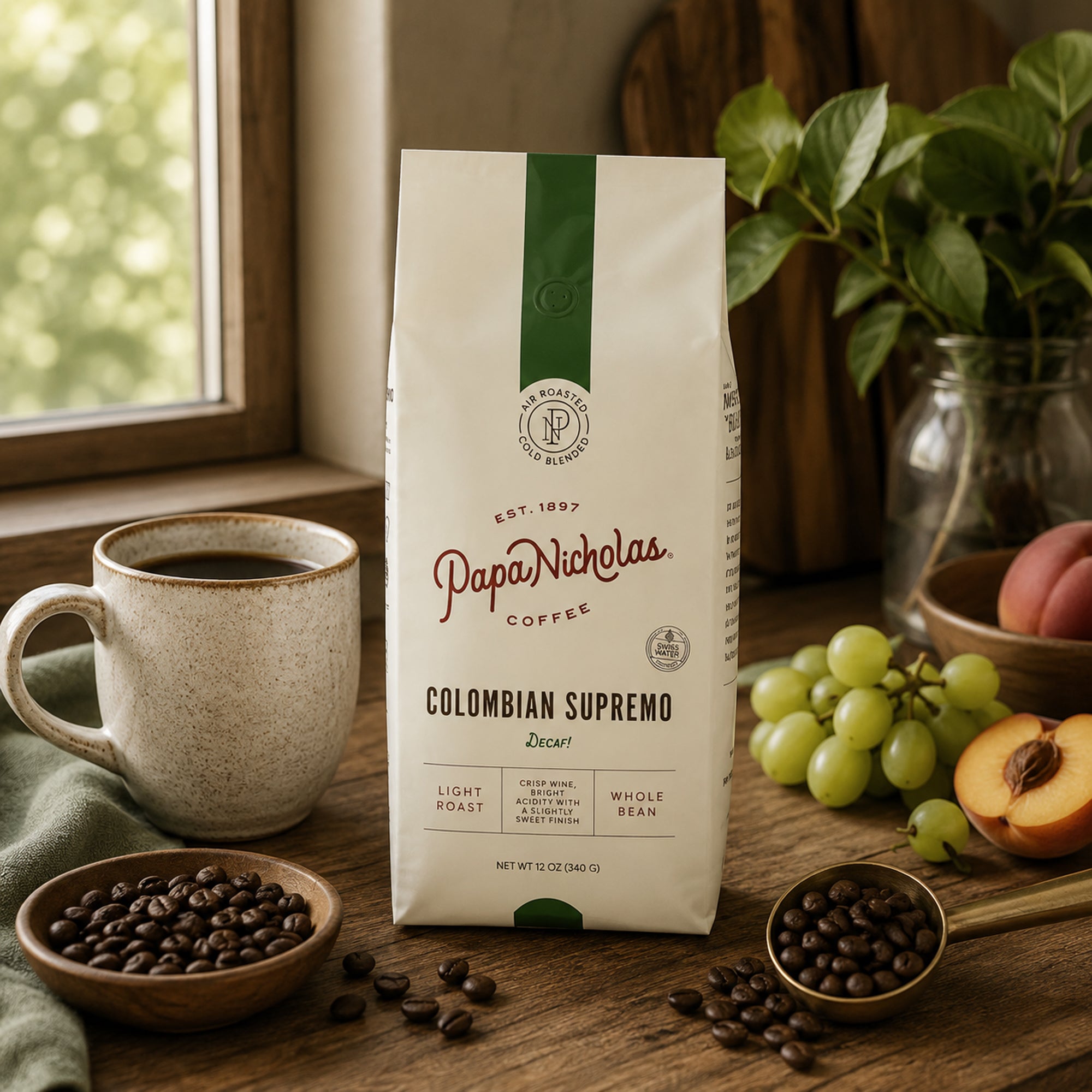 Decaf Colombian Supremo - Swiss Water Processed | PapaNicholas Coffee