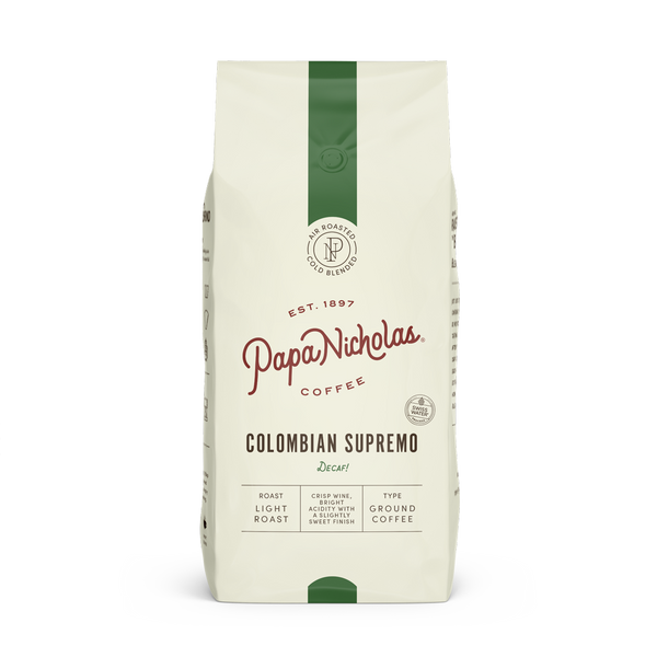 Decaf Colombian Supremo - Swiss Water Processed | PapaNicholas Coffee