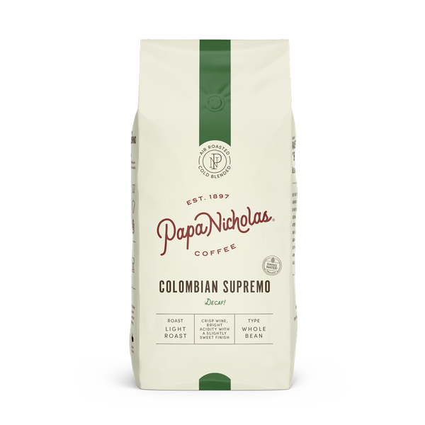 Decaf Colombian Supremo - Swiss Water Processed | PapaNicholas Coffee