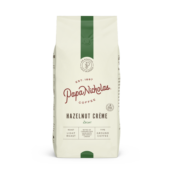 Decaf Hazelnut Crème - Swiss Water Processed | PapaNicholas Coffee