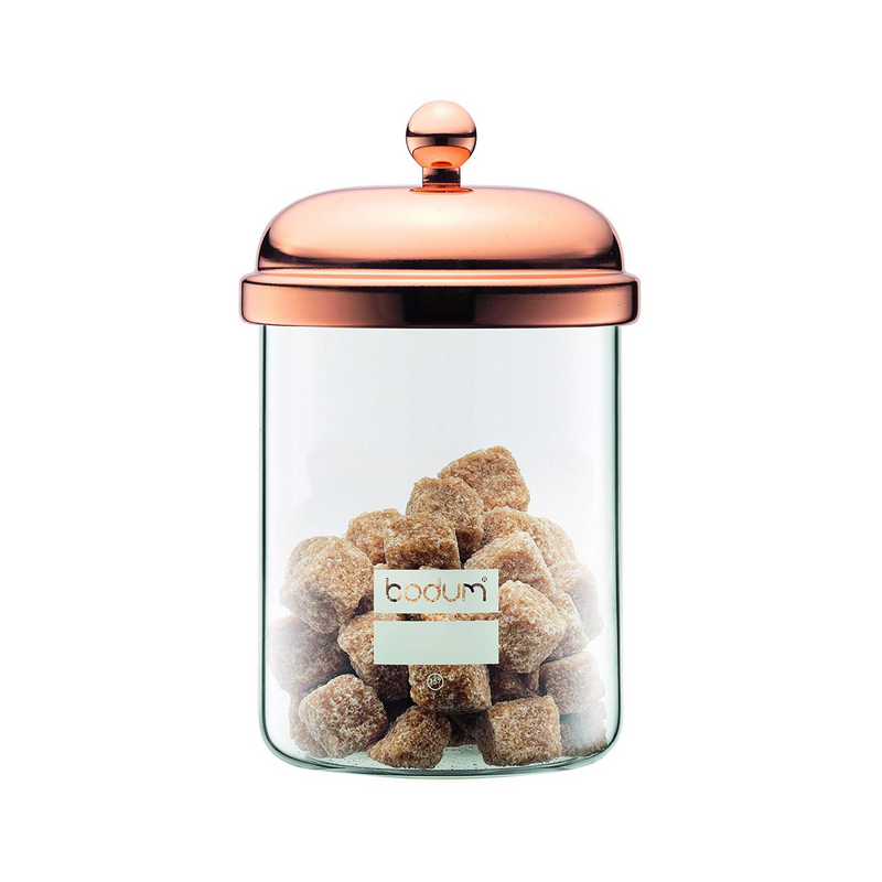 high borosilicate glass cookies jar with